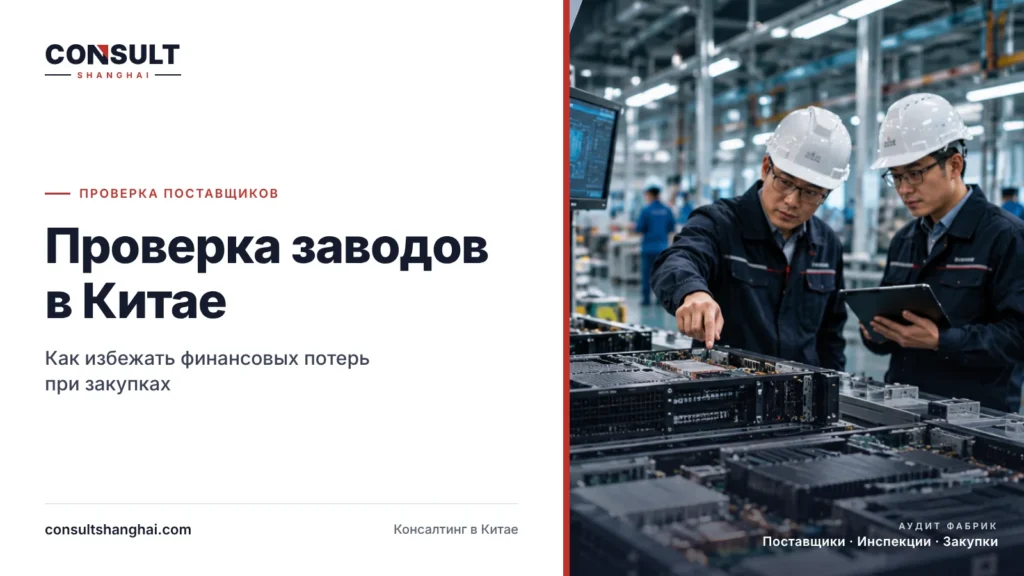 Проверка завода в Китае — инспекция производства серверного оборудования специалистами